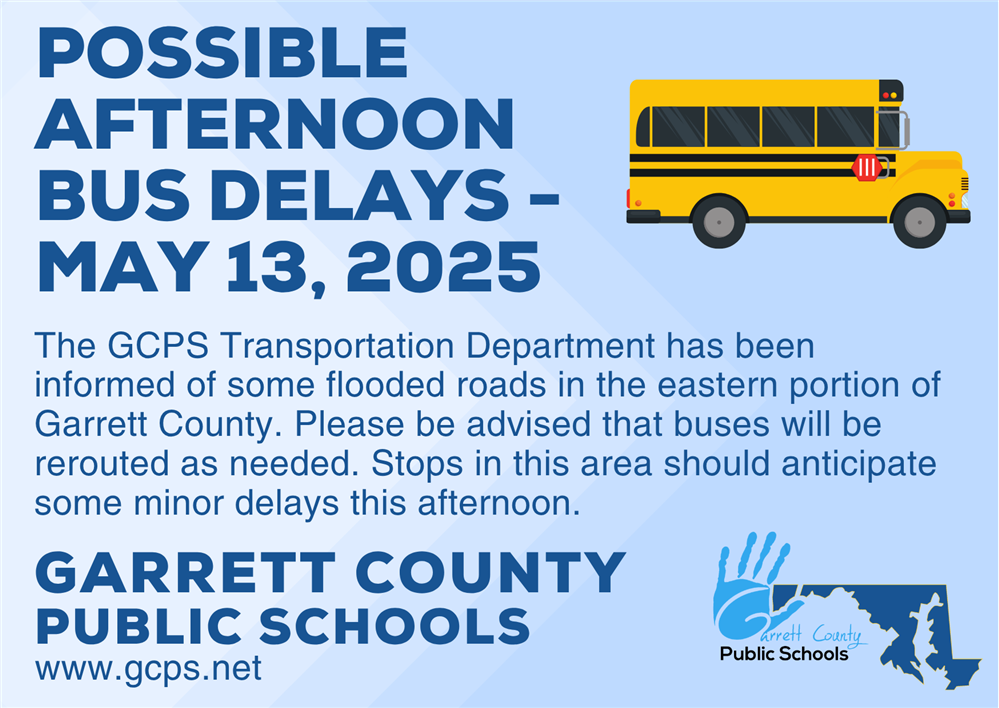  Infographic highlighting possible bus delays as detailed in the story.